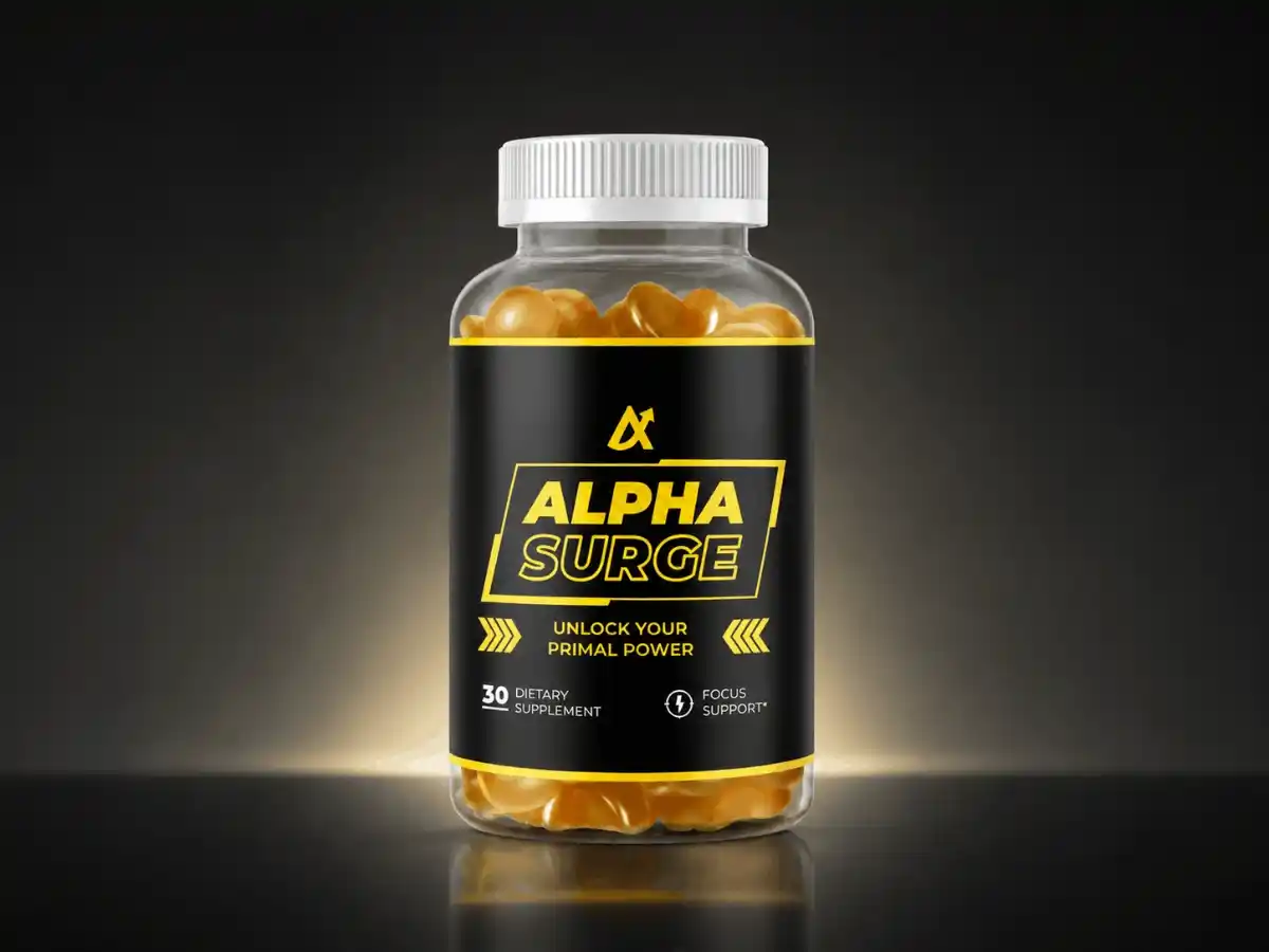 Alpha Surge Supplement Bottle
