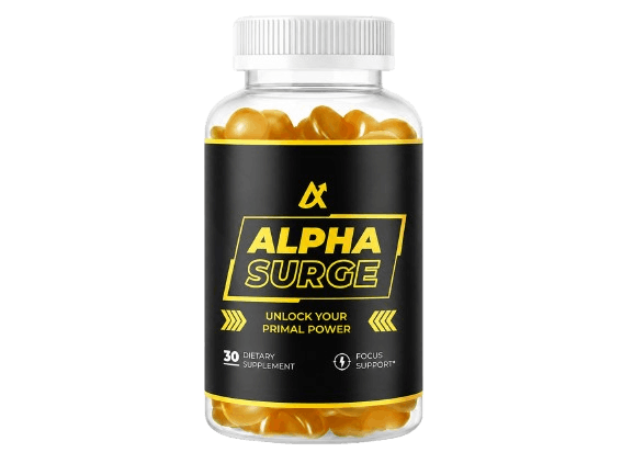 Alpha Surge Supplement Bottle